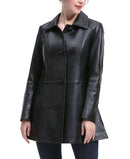 Jumper Blouson A Bgsd Womens Eloise Aline Leather Coat Black