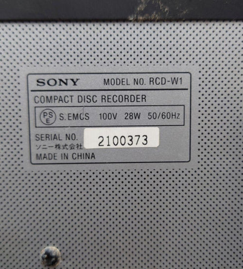 Sony Cd Sacd Player Rcd-W1