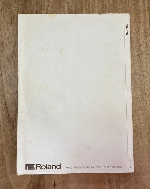 Roland Rhythm Machine Tr-626
