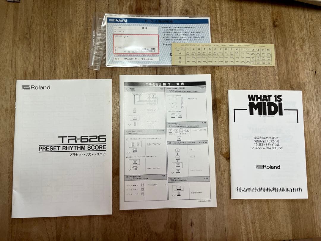 Roland Rhythm Machine Tr-626