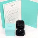 Tiffany Ring Pt950 0.34Ct 10 I/Clarity:Vvs1/Cut:Excellent