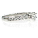 Tiffany Ring Pt950 0.34Ct 10 I/Clarity:Vvs1/Cut:Excellent