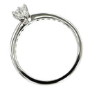 Tiffany Ring Pt950 0.34Ct 10 I/Clarity:Vvs1/Cut:Excellent