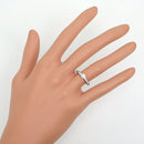 Tiffany Ring Pt950 0.34Ct 10 I/Clarity:Vvs1/Cut:Excellent