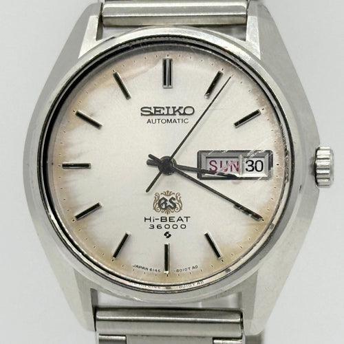 Seiko Automatic Winding Clock Grand 36000 6156-8000 At 6146-8000) 119974 40.5Mm