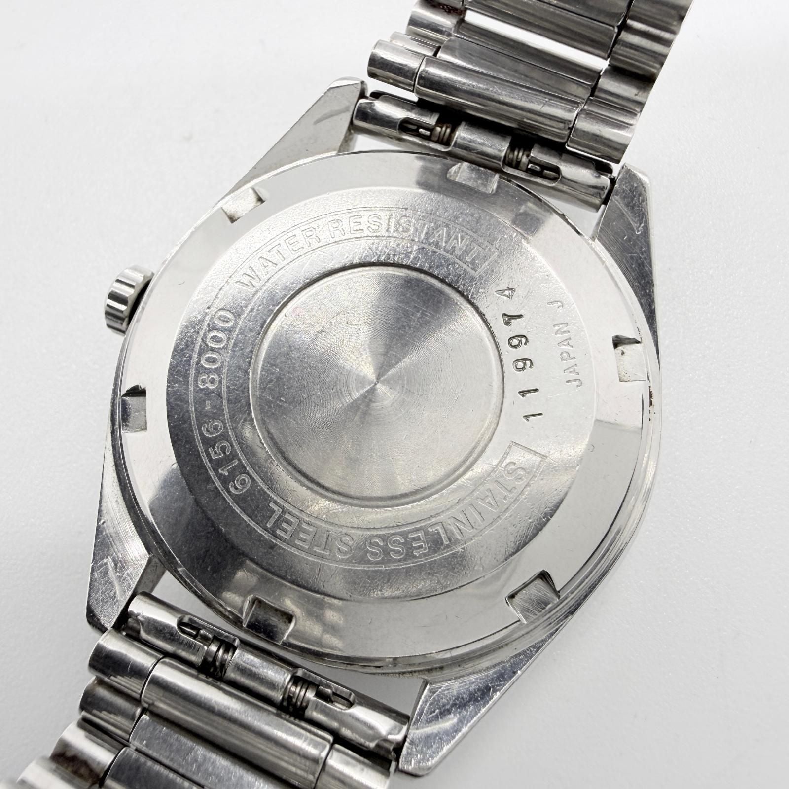 Seiko Automatic Winding Clock Grand 36000 6156-8000 At 6146-8000) 119974 40.5Mm