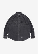 Wtaps Denim Shirts Dungaree Allman Ls Cotton.