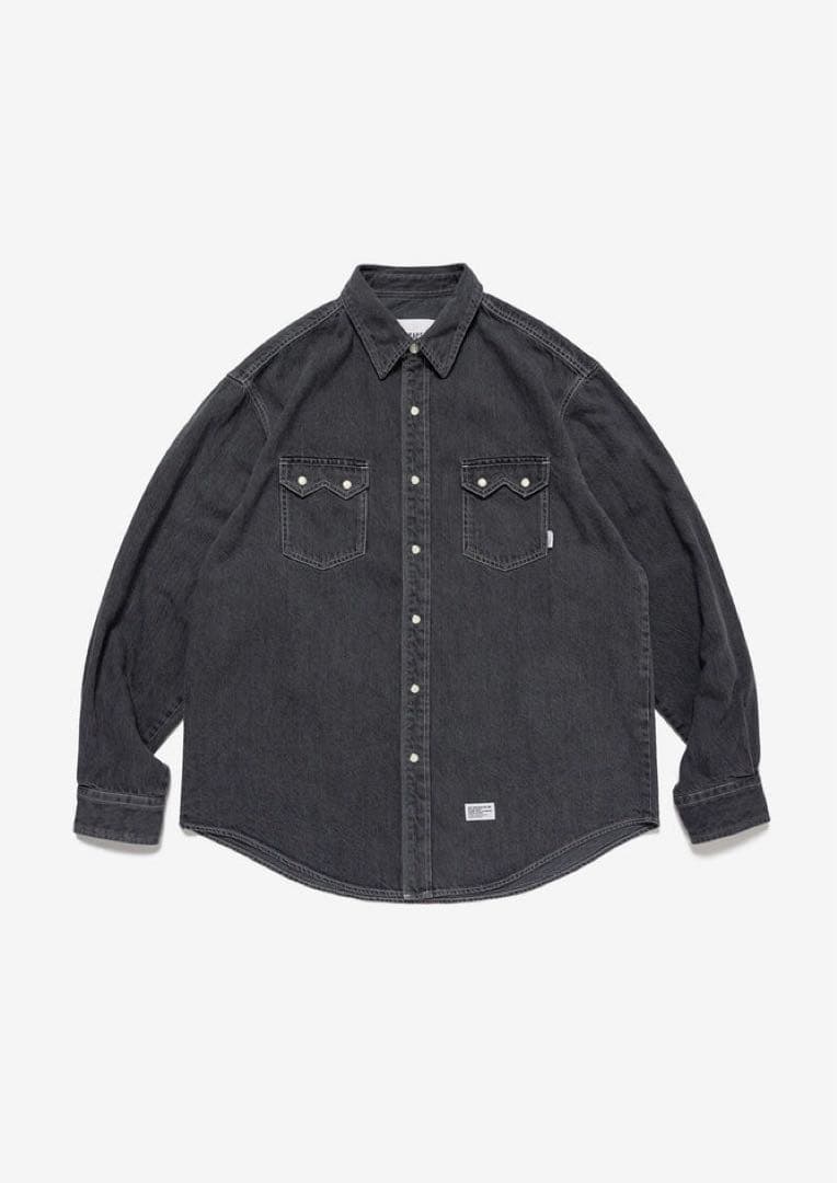 Wtaps Denim Shirts Dungaree Allman Ls Cotton.