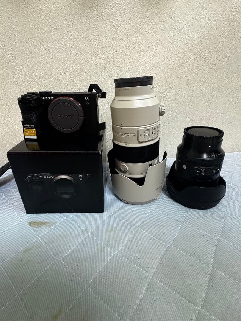 Sony Mirrorless Interchangeable Lens Cameras 7Cii 70-200F2.8 Sigma 20Mmf1.4