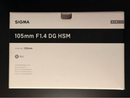 Sigma Lens (Single Focus) F1.4 Dg Hsm Art E