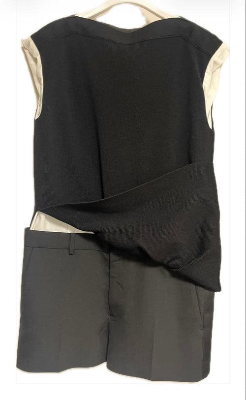 Sacai Sleeveless 26Ss Suiting X Knit Dress