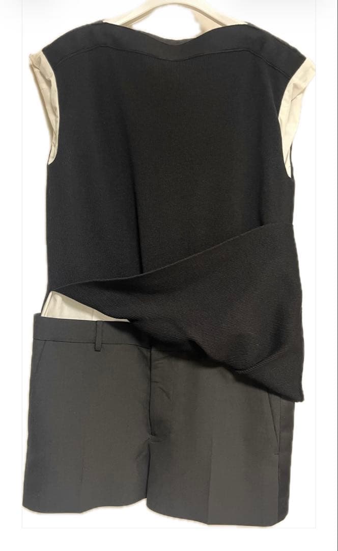 Sacai Sleeveless 26Ss Suiting X Knit Dress