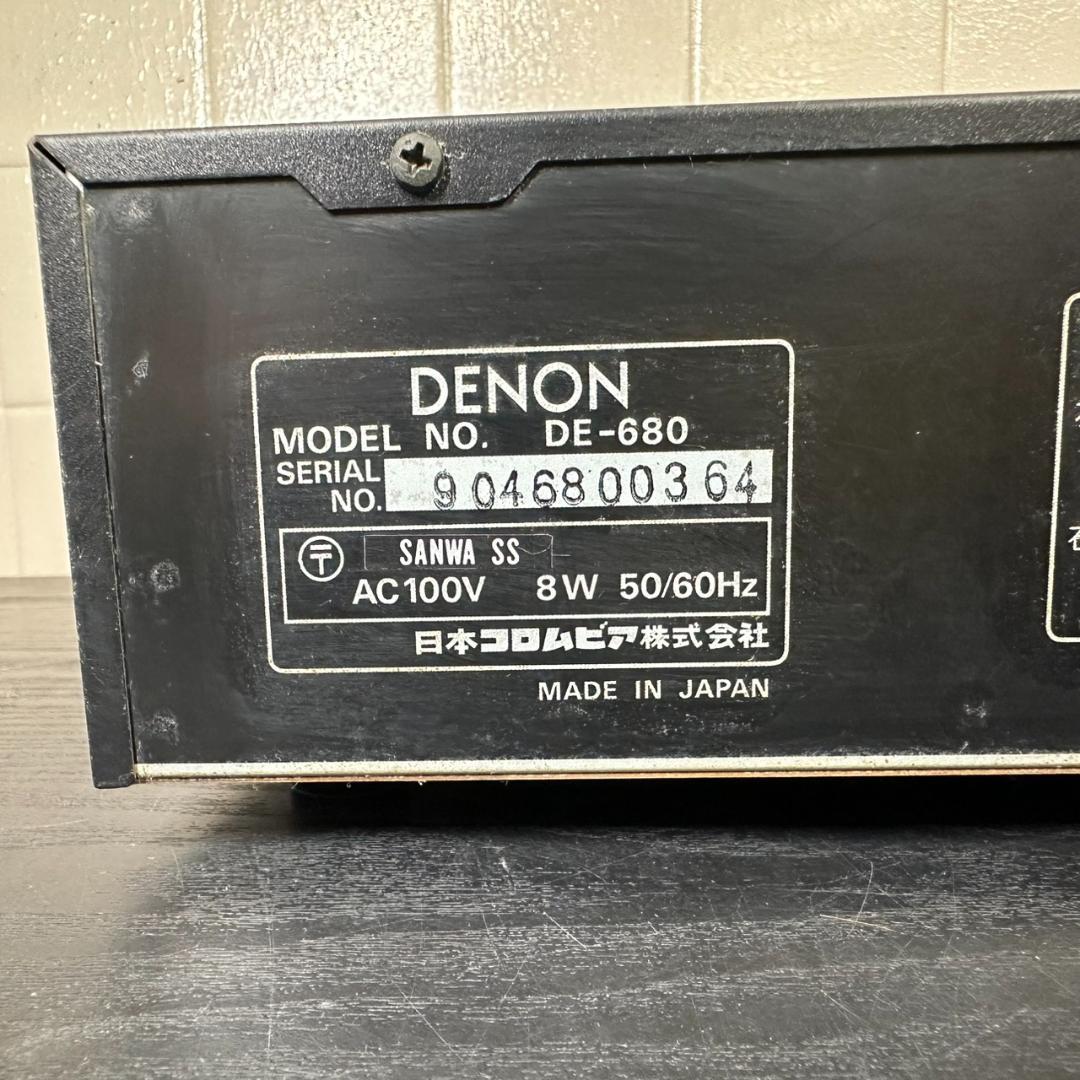 Denon Equalizers De-680