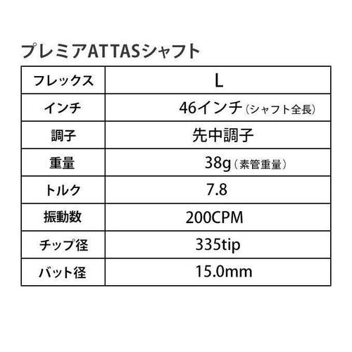 Titleist Driver Ust Attas Gt2 Gt3 Tsr2 Tsr3 Tsr4 Tsi1 Tsi2 Tsi3 Tsi4 Ts1 Ts2