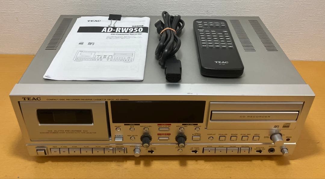 Teac Cd, Md Cassette Decks Ad-Rw950