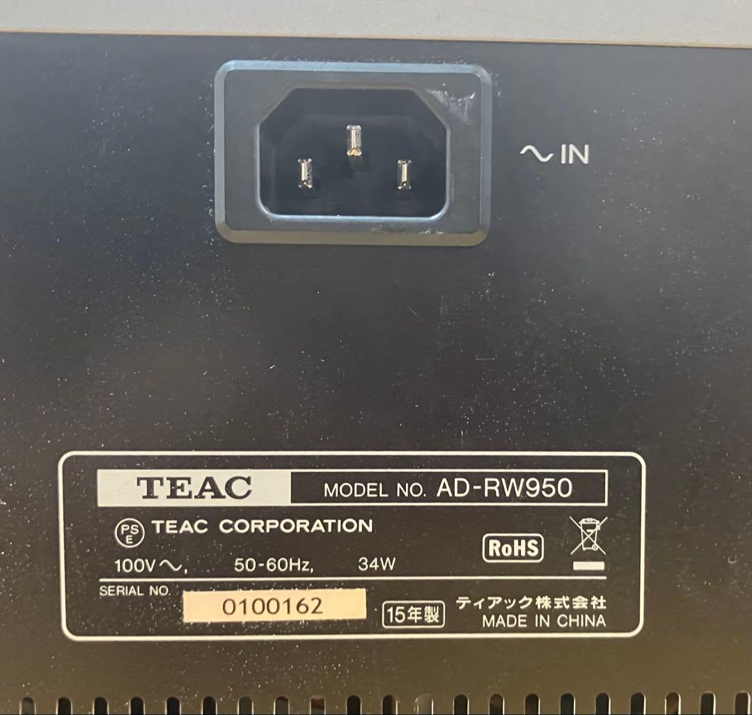Teac Cd, Md Cassette Decks Ad-Rw950