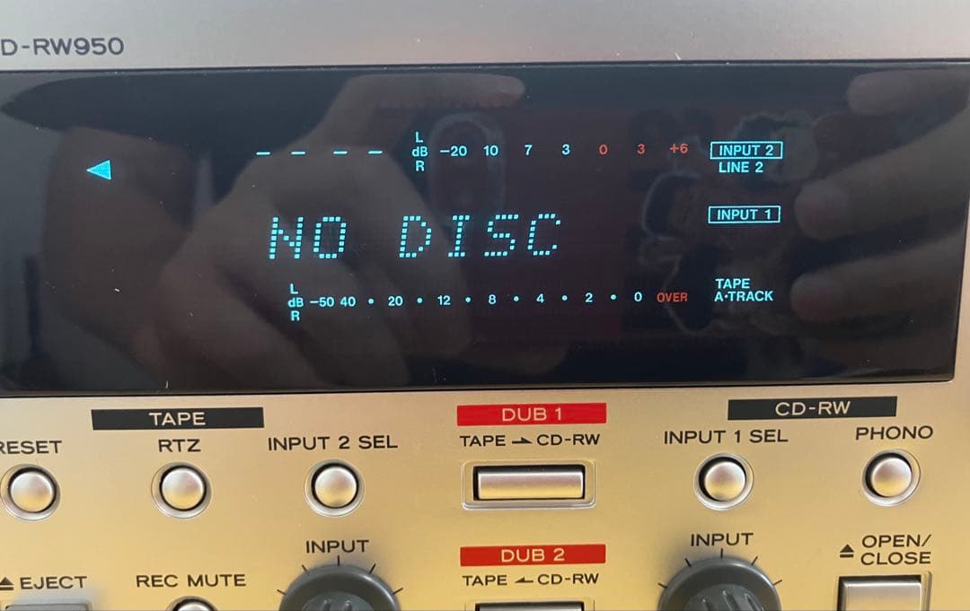 Teac Cd, Md Cassette Decks Ad-Rw950