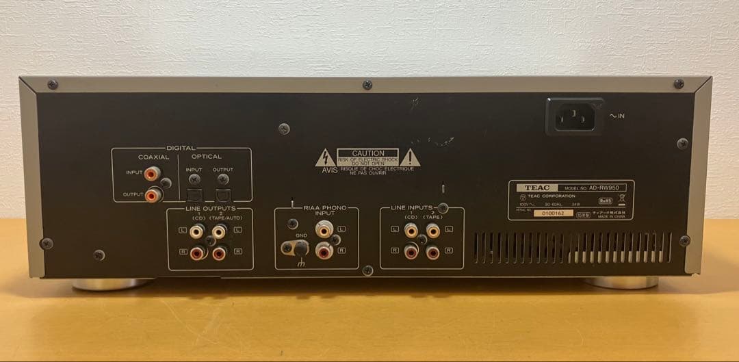 Teac Cd, Md Cassette Decks Ad-Rw950