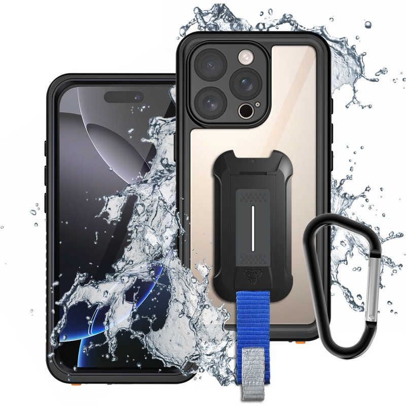 Waterproof Case Armorx Ip68 With Hand Strap For Iphone 16 Pro Black Mx-Iph-16Pro