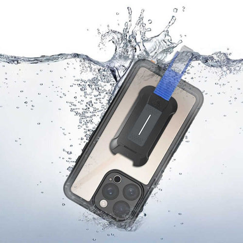 Waterproof Case Armorx Ip68 With Hand Strap For Iphone 16 Pro Black Mx-Iph-16Pro