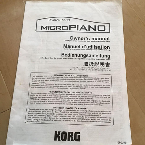 Korg Keyboard Electronic Piano Micro
