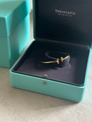 Tiffany Bracelets Co. T Wire Bracelet Gold
