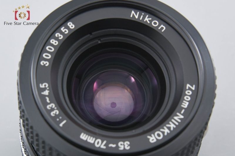 Nikon Lens (Zoom) Ai-S Nikkor 35-70Mm F/3.3-4.5