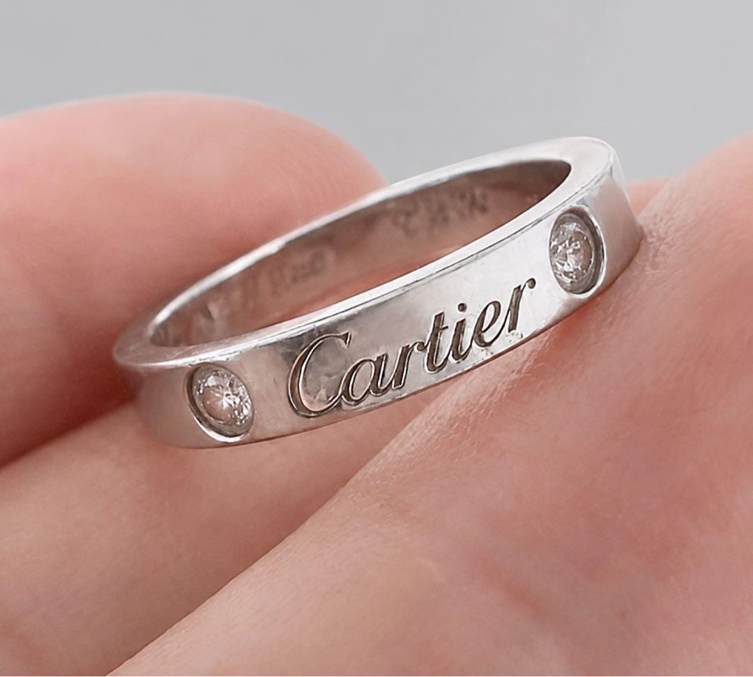 Cartier Rings 48 1P 750 Wg