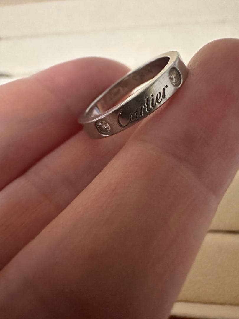 Cartier Rings 48 1P 750 Wg