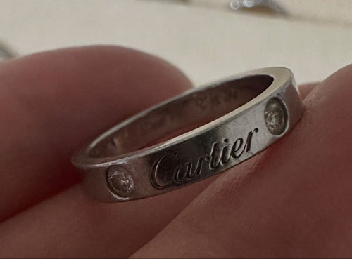 Cartier Rings 48 1P 750 Wg