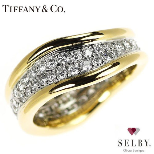 Tiffany Ring K18/Pt950