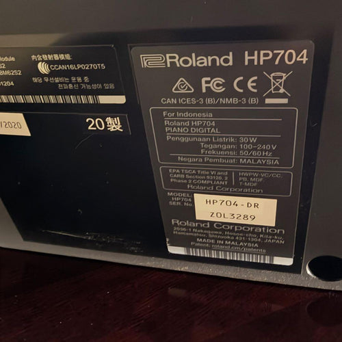 Roland Keyboards Digital Pianos Hp704 88