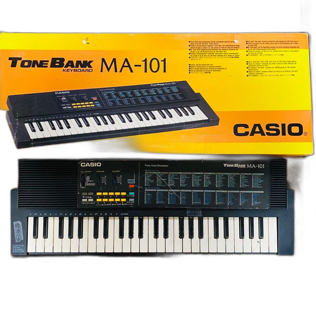 Casio Keyboard Electronic Piano Tone Bank Ma-101