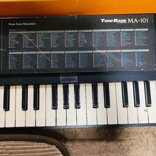 Casio Keyboard Electronic Piano Tone Bank Ma-101
