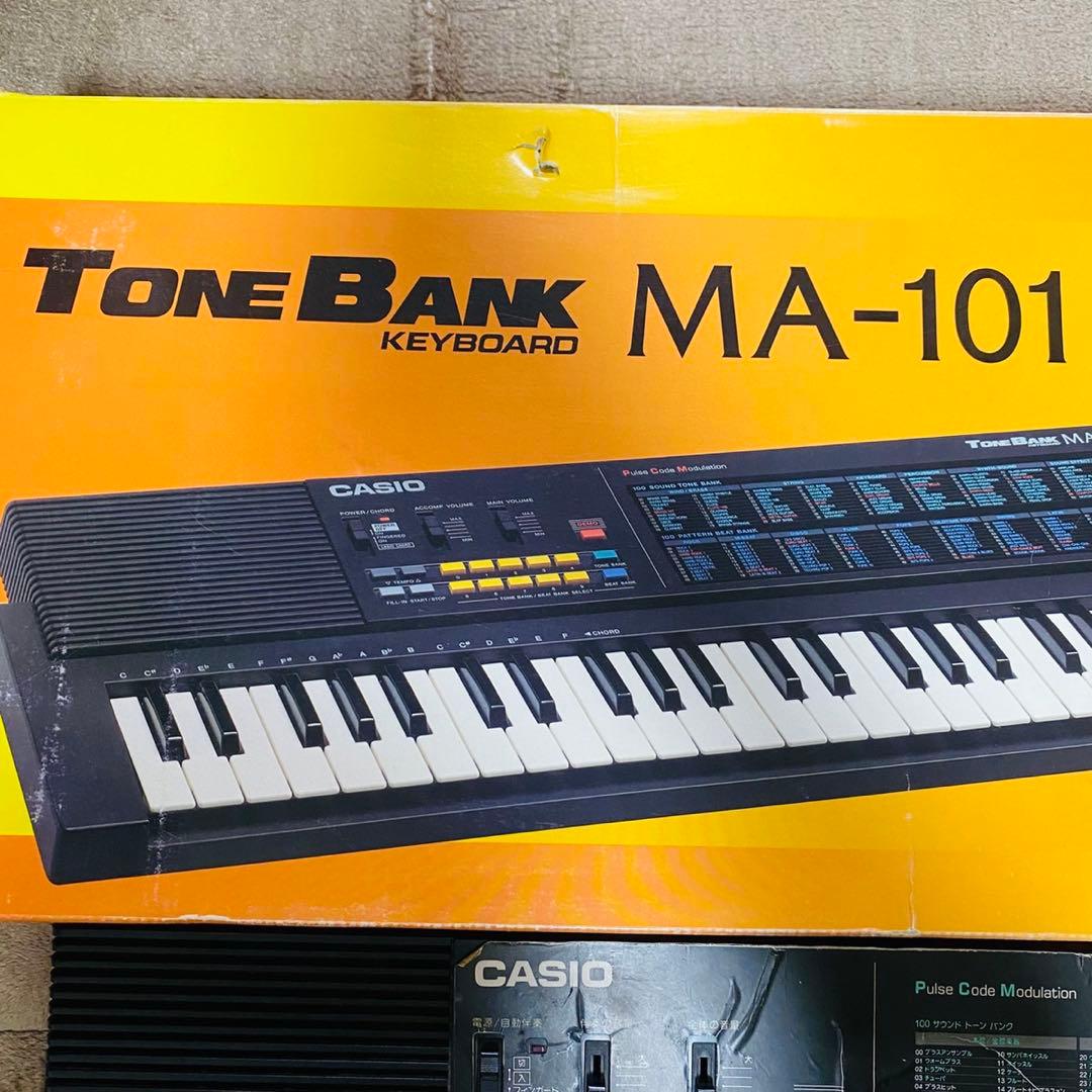 Casio Keyboard Electronic Piano Tone Bank Ma-101