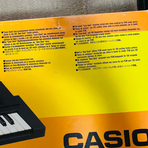 Casio Keyboard Electronic Piano Tone Bank Ma-101