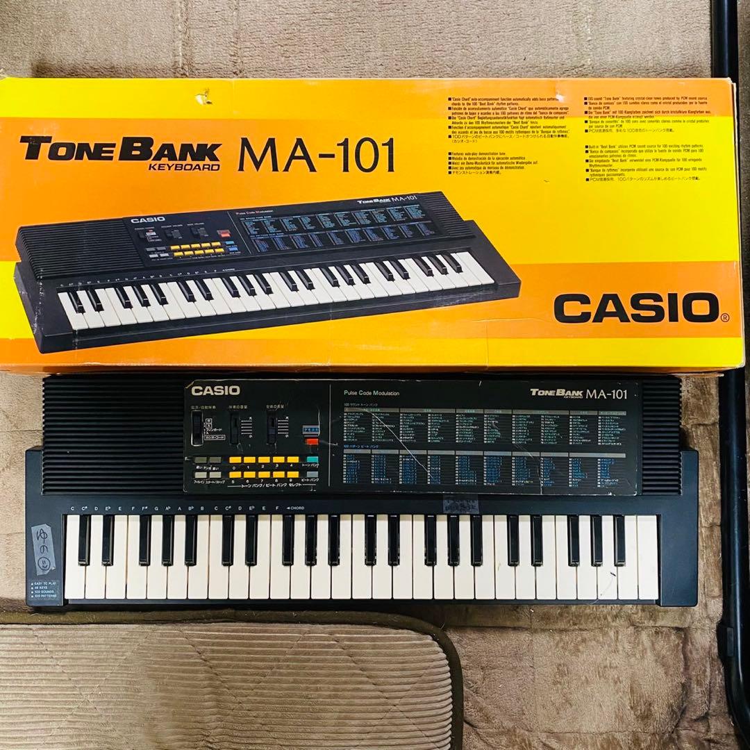 Casio Keyboard Electronic Piano Tone Bank Ma-101