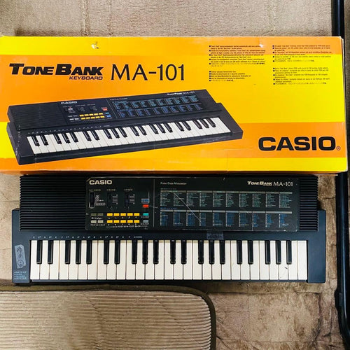 Casio Keyboard Electronic Piano Tone Bank Ma-101