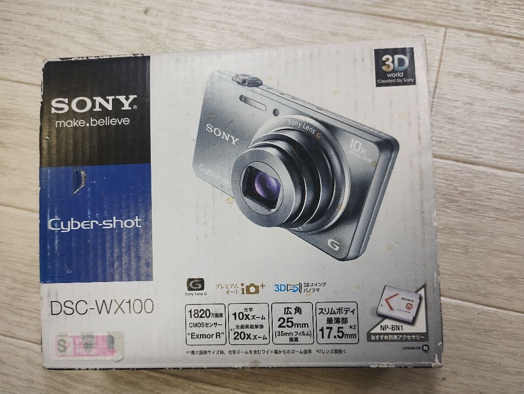 Sony Compact Digital Camera Dsc-Wx100