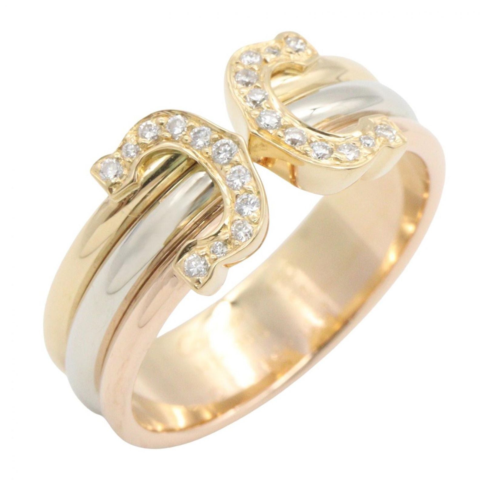 Cartier Ring 2C K18 K18Wg Used A