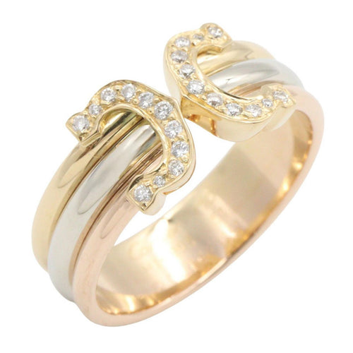 Cartier Ring 2C K18 K18Wg Used A