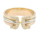 Cartier Ring 2C K18 K18Wg Used A