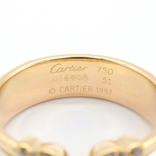Cartier Ring 2C K18 K18Wg Used A