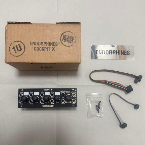 Modular Synthesizer Endorphin.Es Cockpit X 1U Black