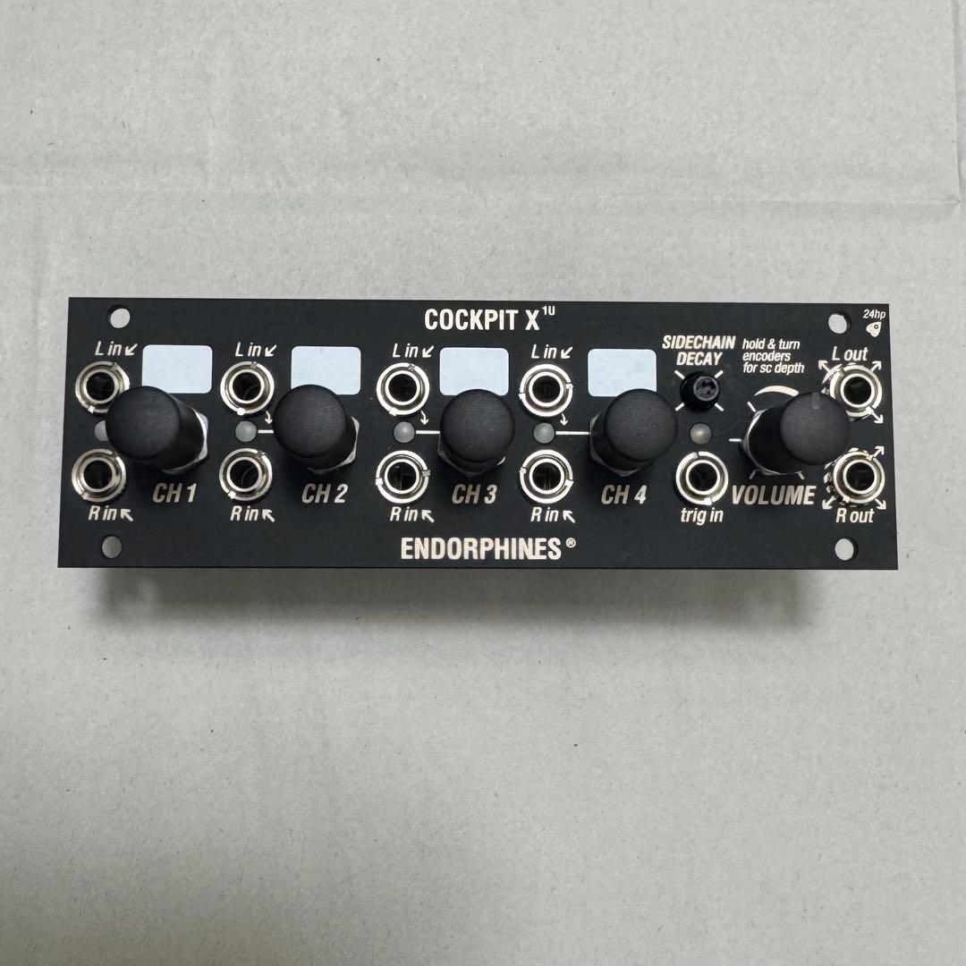 Modular Synthesizer Endorphin.Es Cockpit X 1U Black