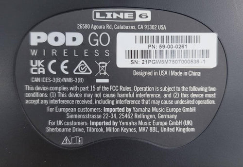 Line6 Expansion Pad Sampler Effector Line 6 Pod Go