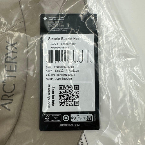 Arc'Teryx Bucket Hats Sinsolo Hat Rune