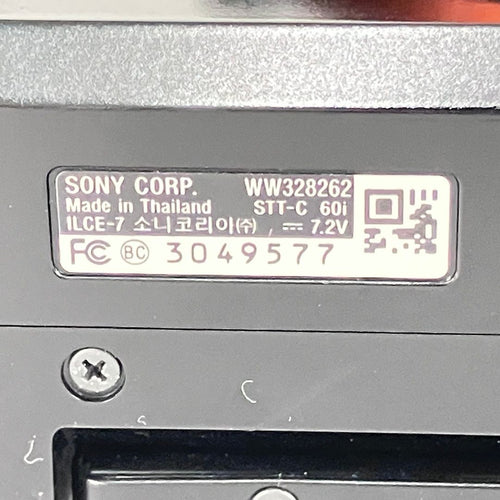 Digital Slr Sony 7 Ilce-7 Y11380612