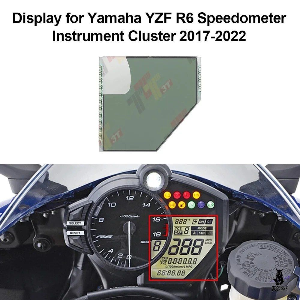Meter Yamaha Yzf R6 2017-2022 Lcd