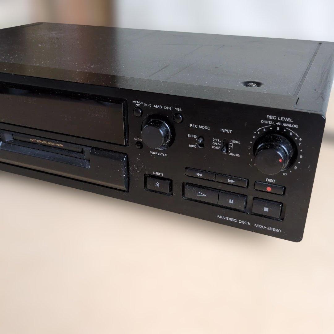 Cd, Md Cassette Decks Sony Mds-Jb920
